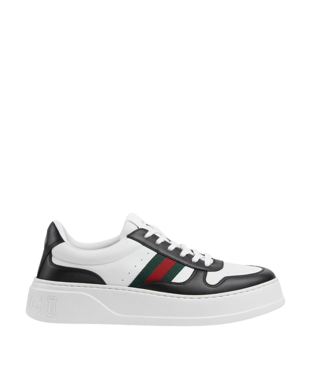 GUCCI Мульти кожаные низкие кроссовки / кеды, фото 1