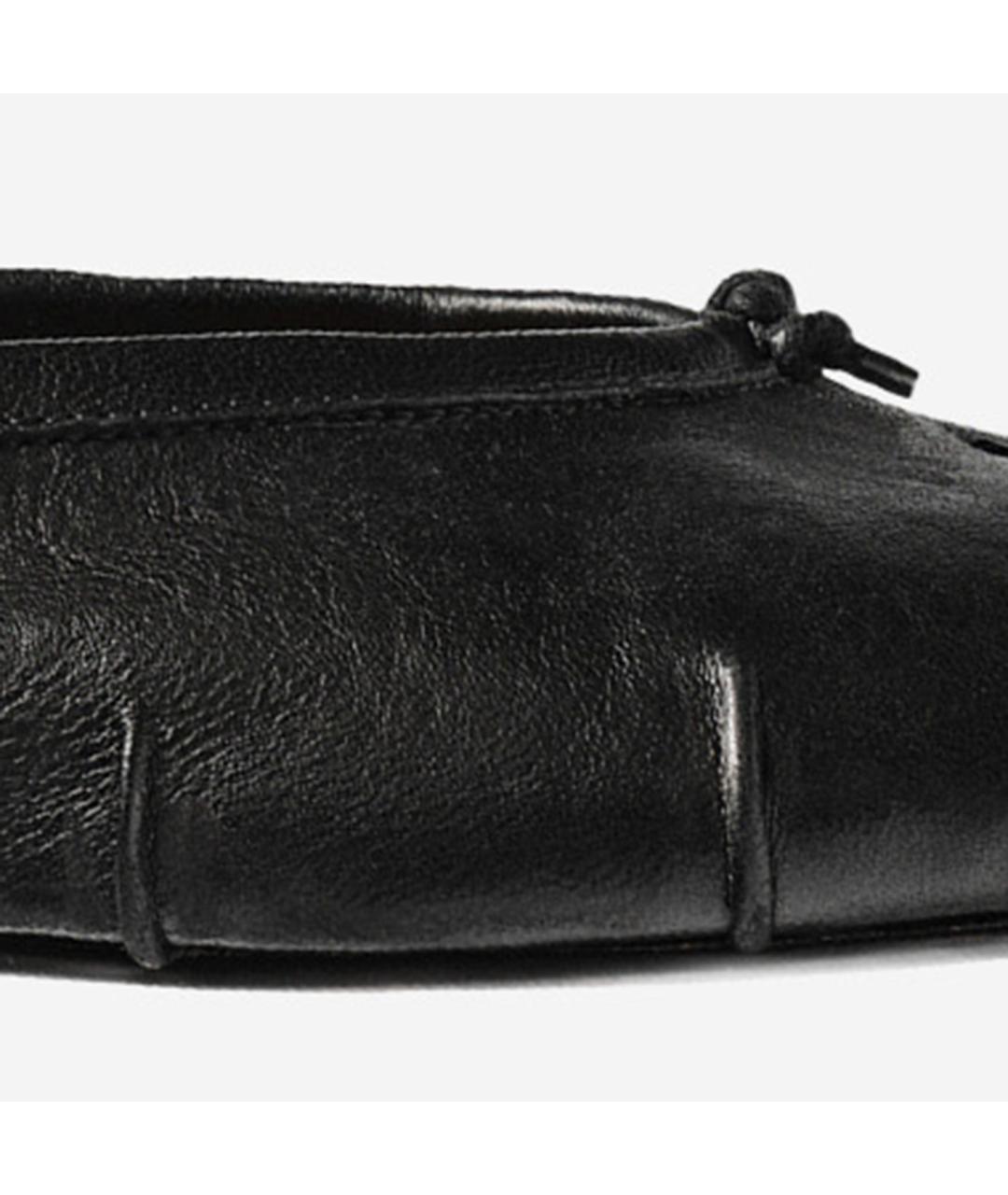 MAISON MARGIELA Черные кожаные балетки, фото 5