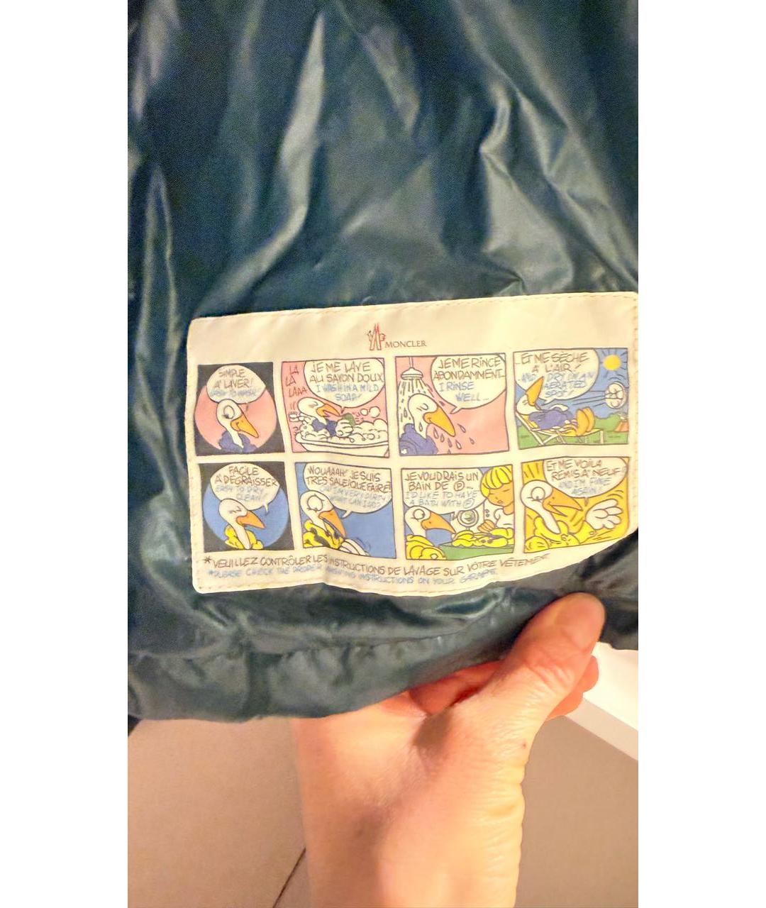 MONCLER Зеленый комбинезон, фото 7