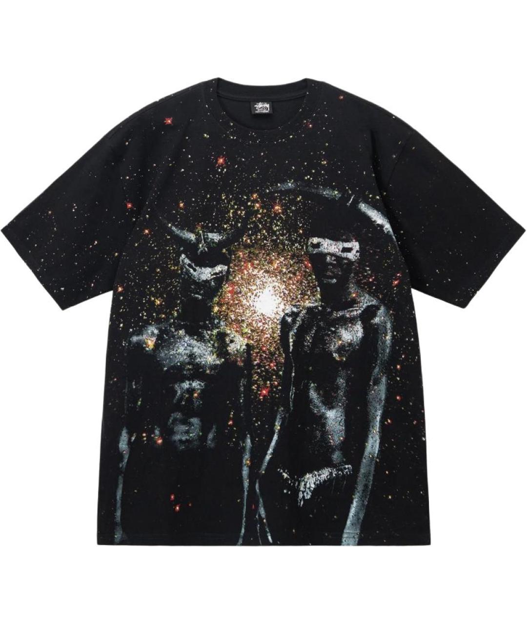 STUSSY Черная футболка, фото 1