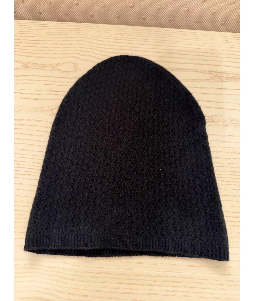 CHANEL Черная кашемировая шапка, фото 3