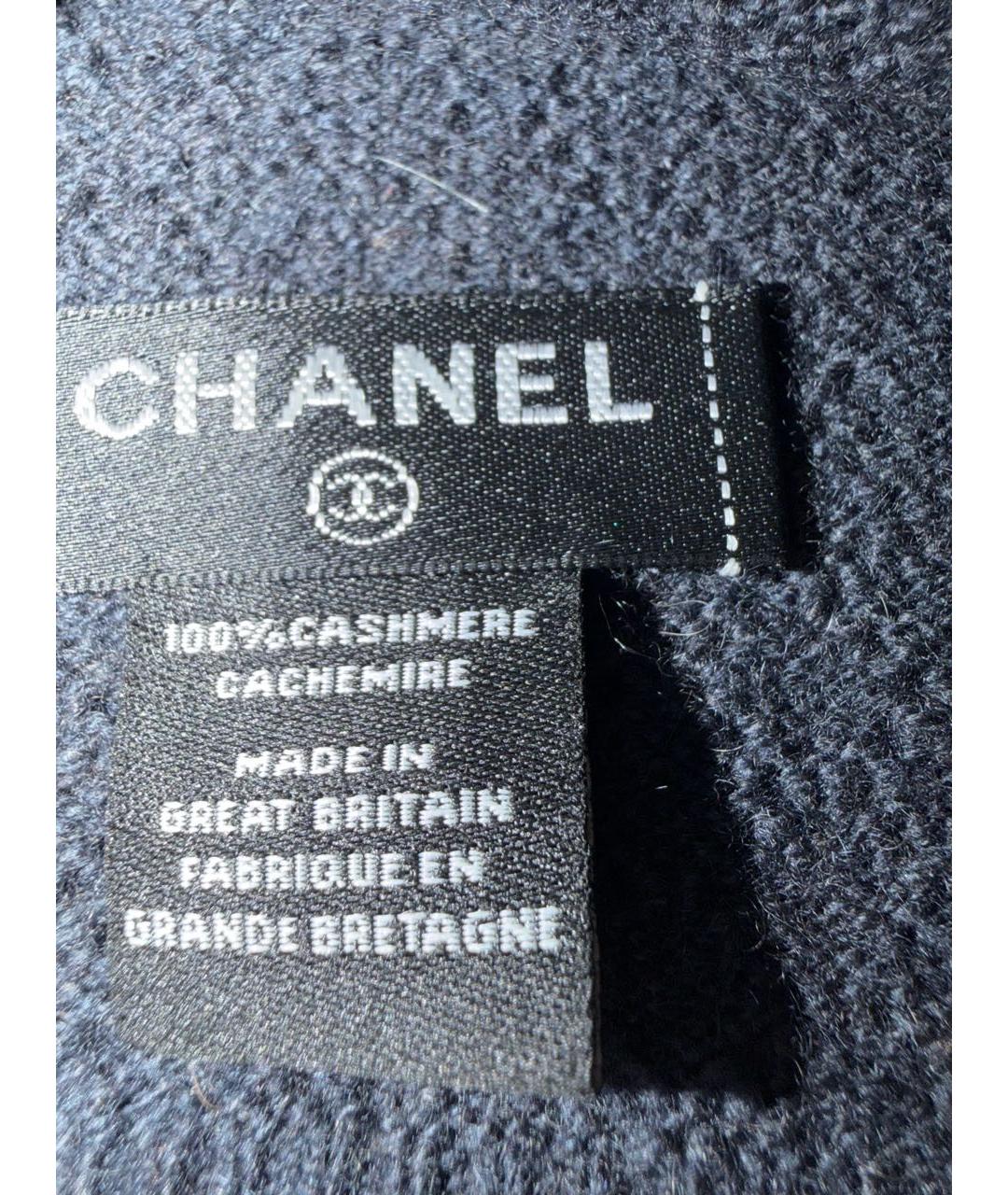 CHANEL Черная кашемировая шапка, фото 2