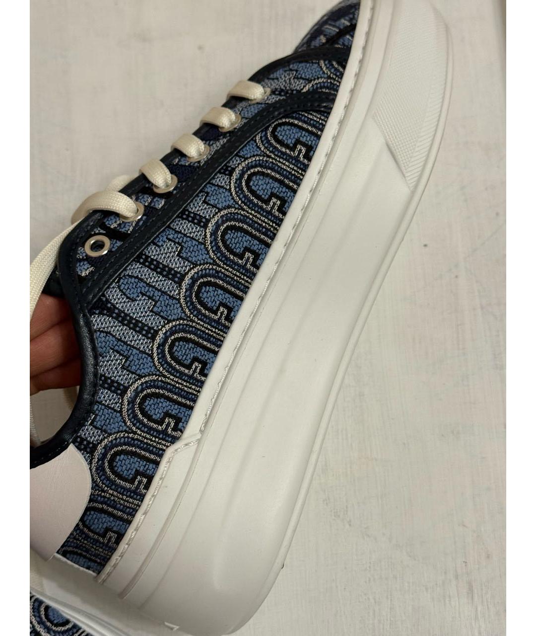 FURLA Синие текстильные кеды, фото 5