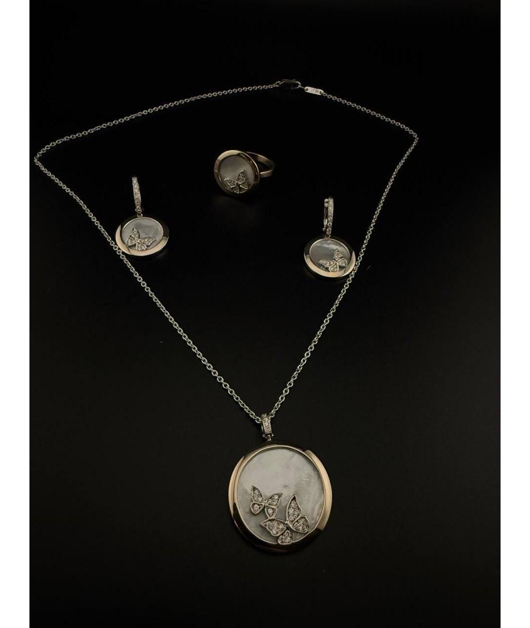 CARRERA Y CARRERA Серебрянный комплект из белого золота, фото 9