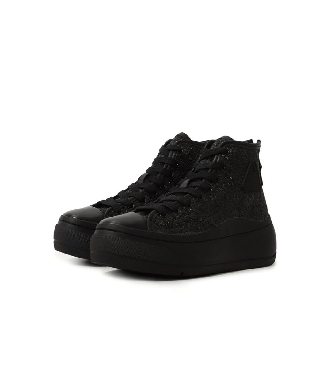 R13 Черные текстильные кеды, фото 2