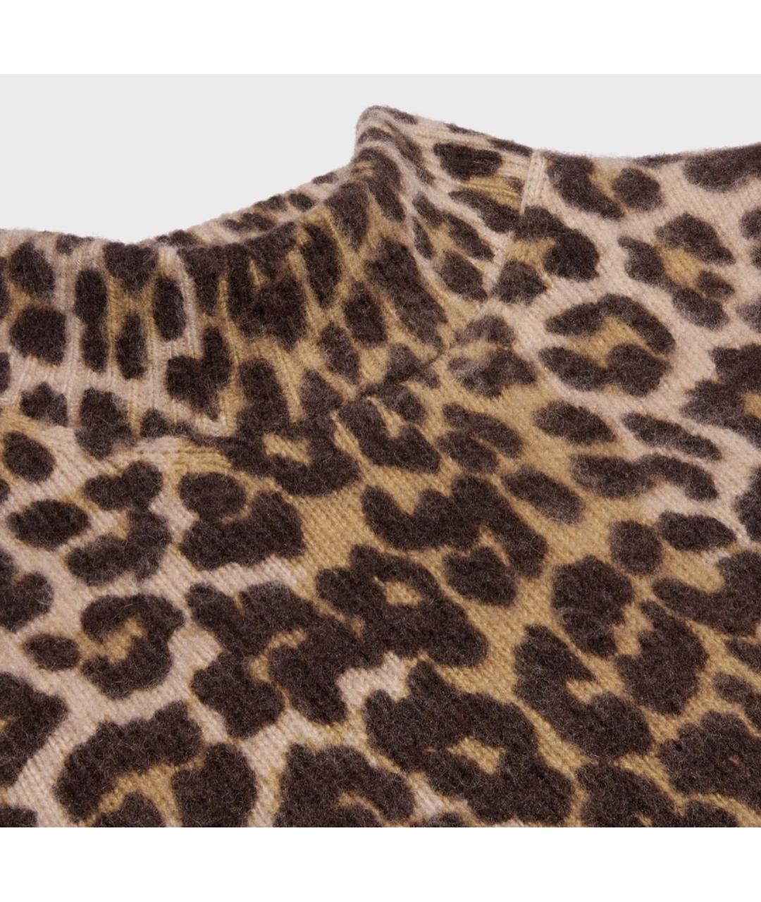 CELINE Коричневый кашемировый джемпер / свитер, фото 4