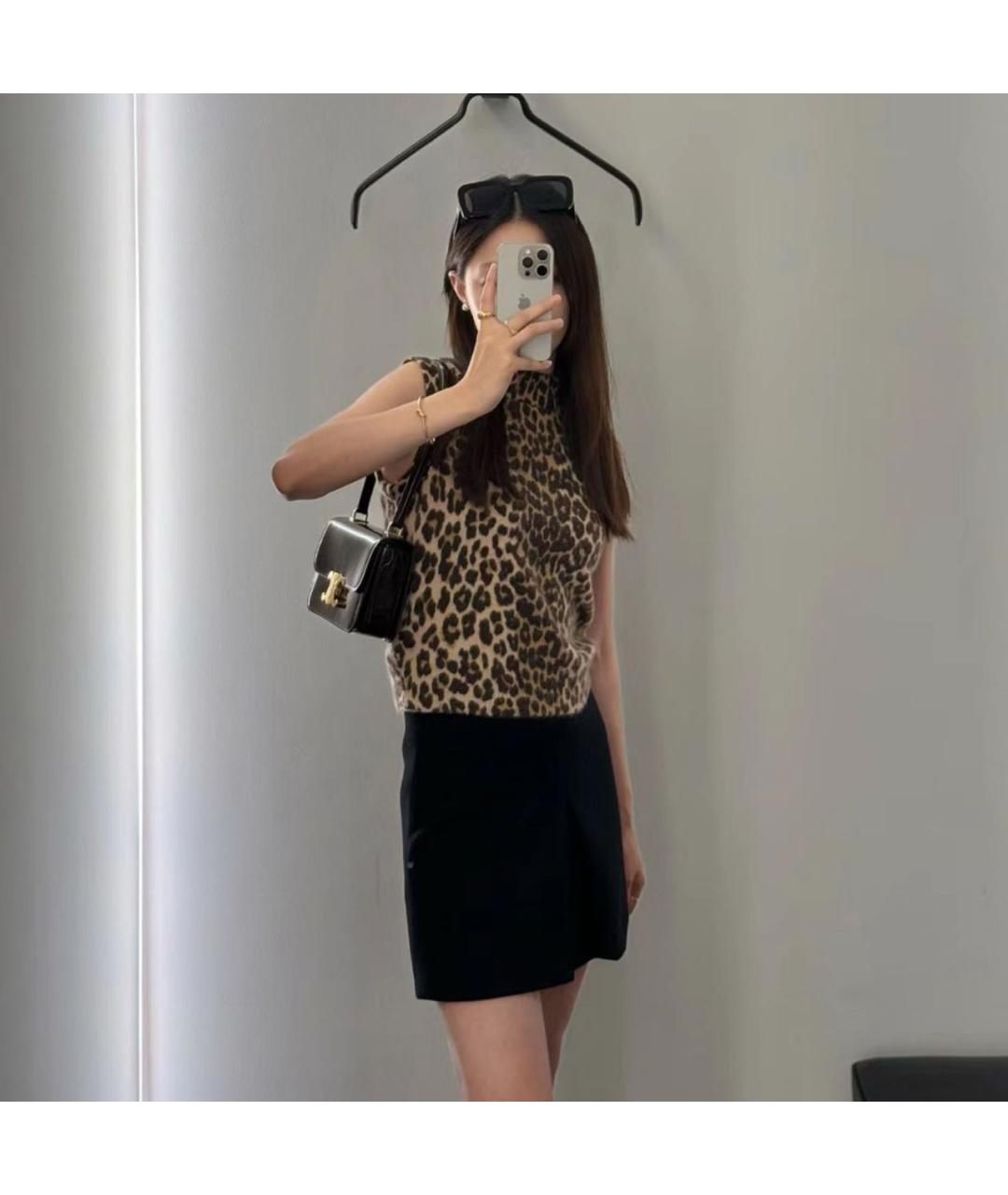 CELINE Коричневый кашемировый джемпер / свитер, фото 3