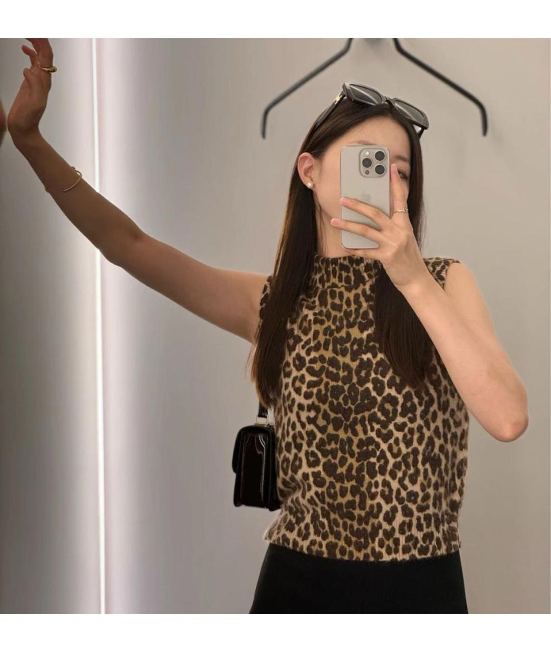 CELINE Коричневый кашемировый джемпер / свитер, фото 2