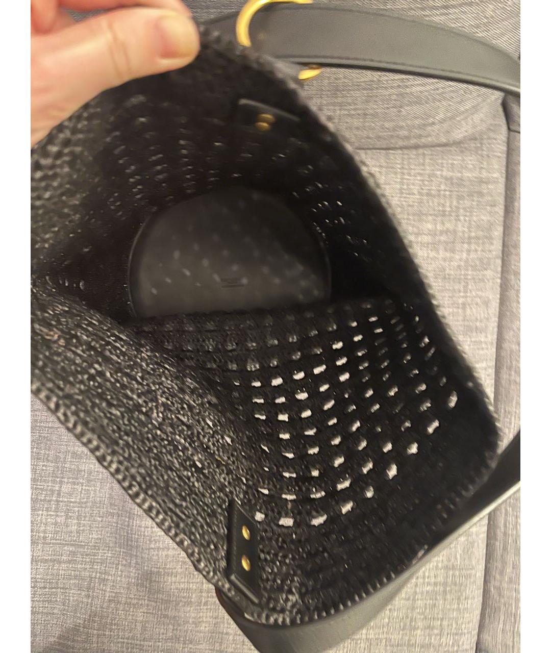 SAINT LAURENT Черная сумка тоут, фото 3