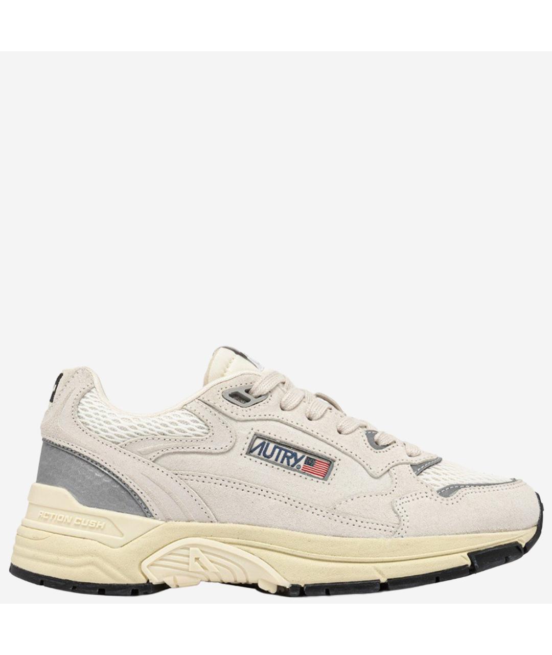 AUTRY Бежевые замшевые низкие кроссовки / кеды, фото 6