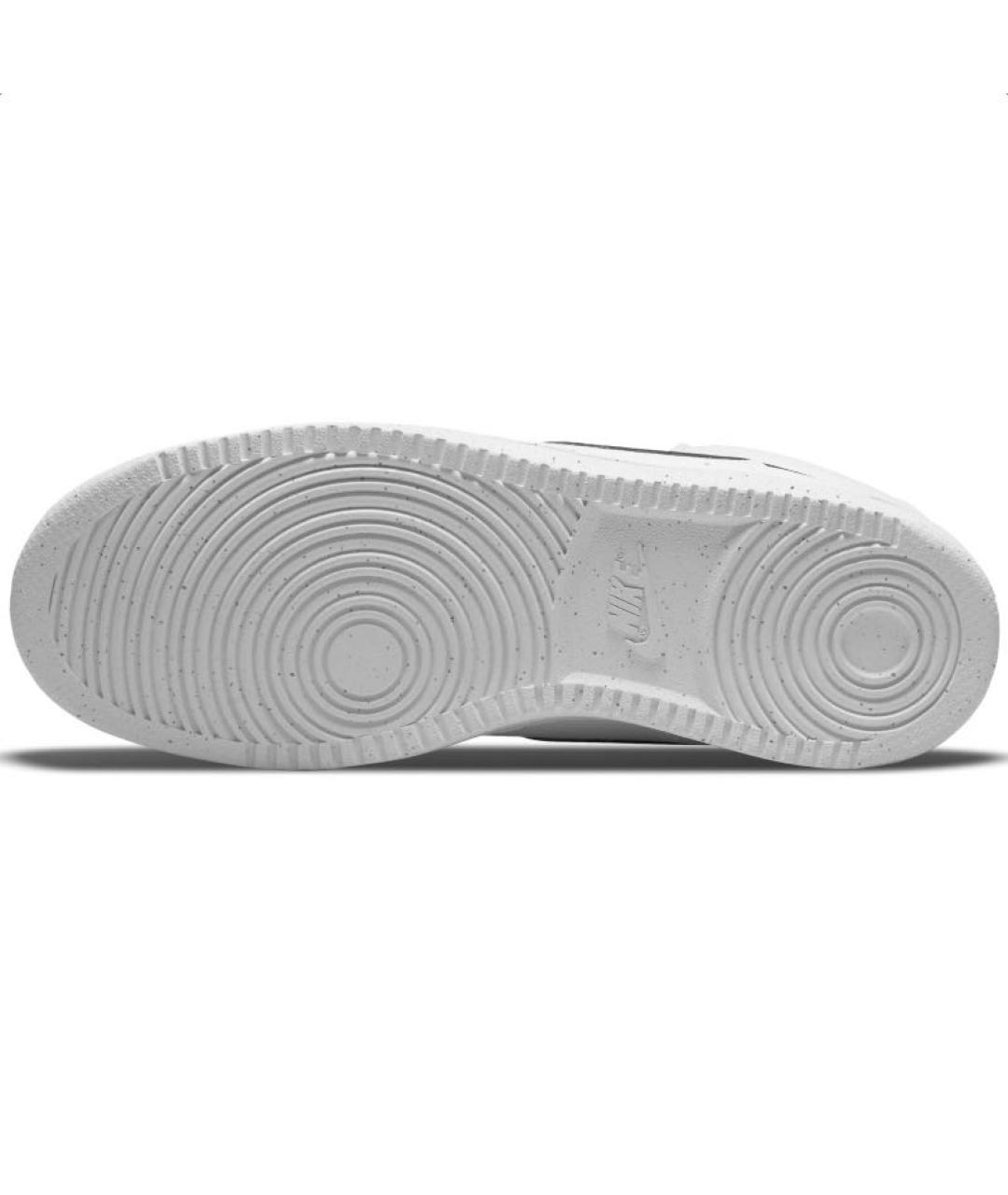 NIKE Белые кожаные высокие кроссовки / кеды, фото 5