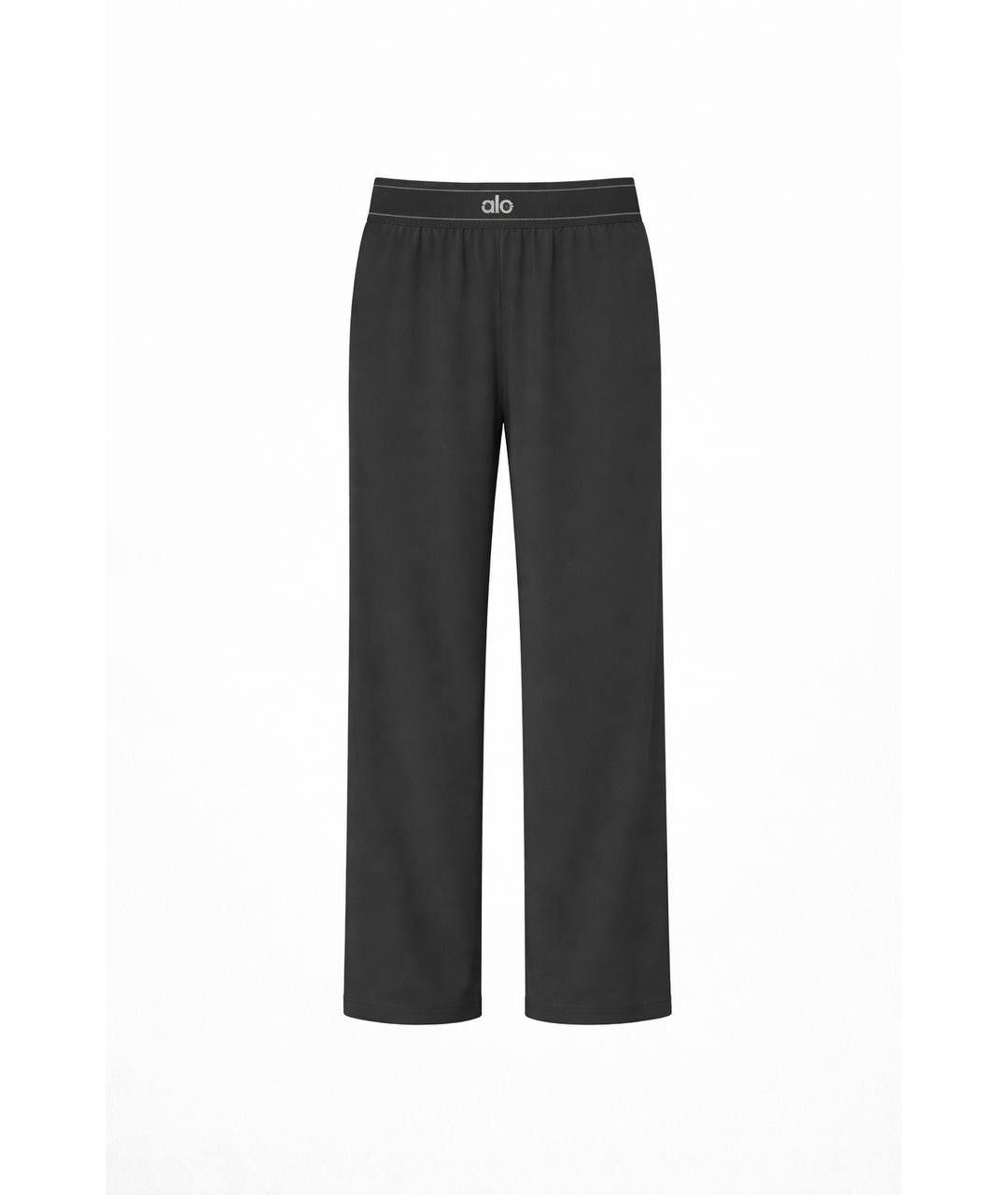 ALO YOGA Антрацитовые прямые брюки, фото 1