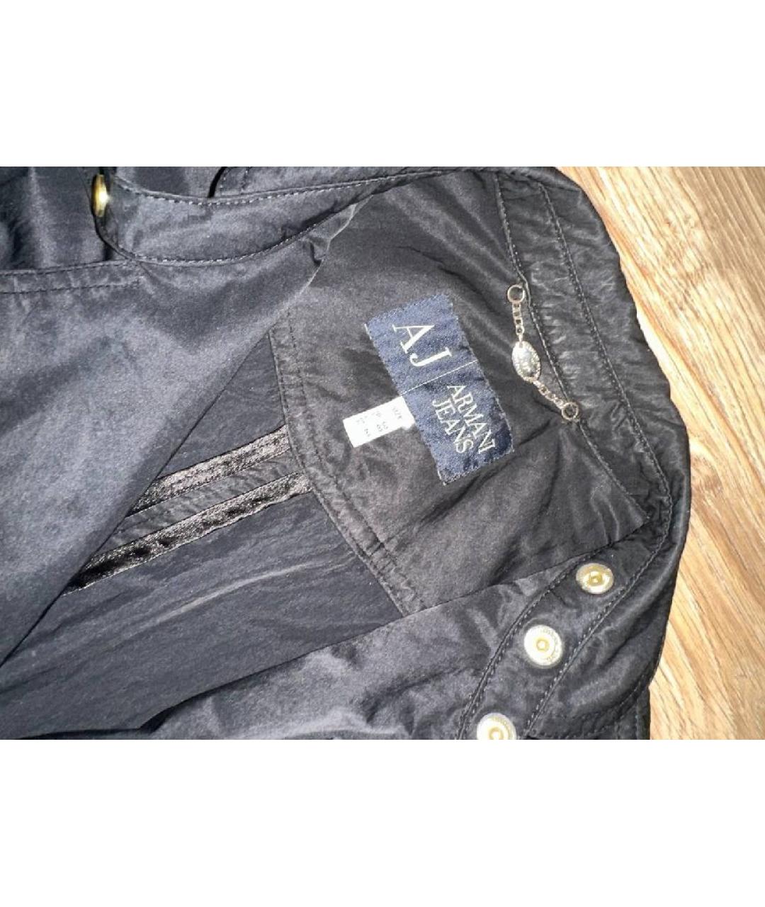 ARMANI JEANS Черный полиамидовый жакет/пиджак, фото 3