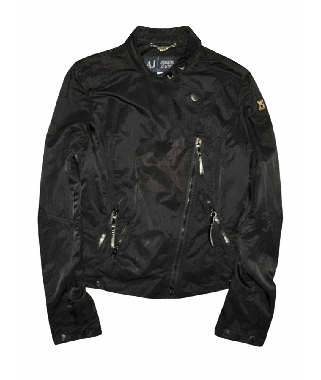 ARMANI JEANS Черный полиамидовый жакет/пиджак, фото 1