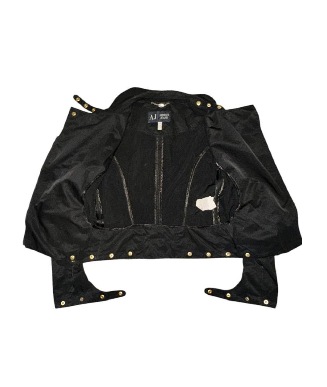 ARMANI JEANS Черный полиамидовый жакет/пиджак, фото 2