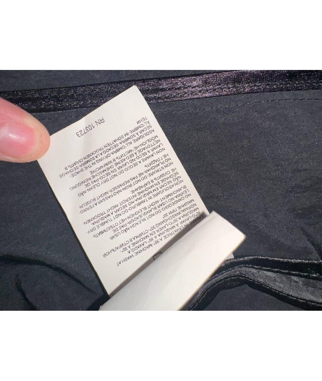 ARMANI JEANS Черный полиамидовый жакет/пиджак, фото 5