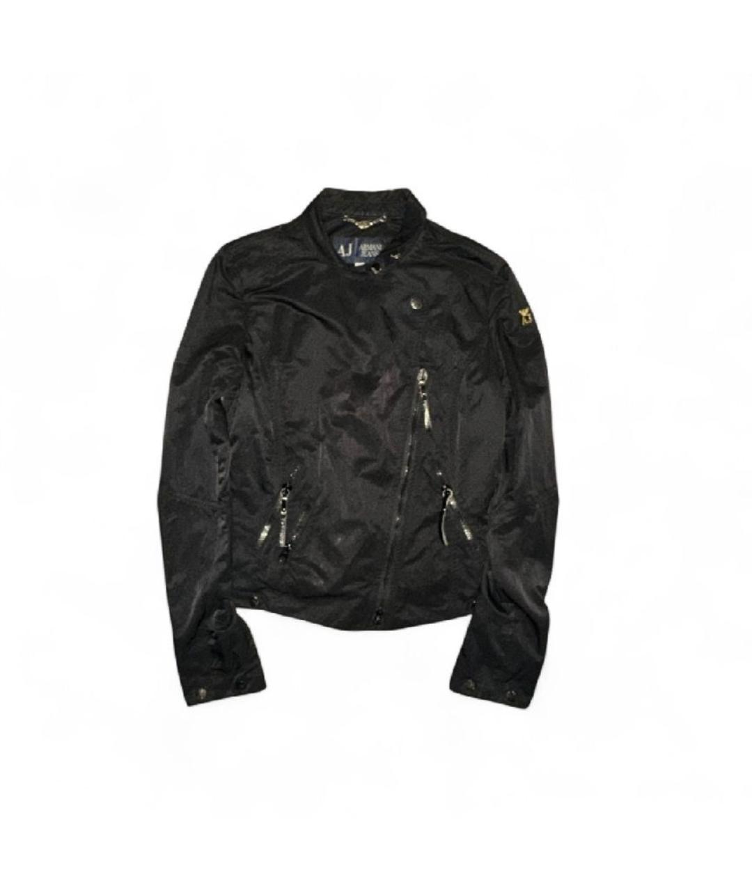 ARMANI JEANS Черный полиамидовый жакет/пиджак, фото 8