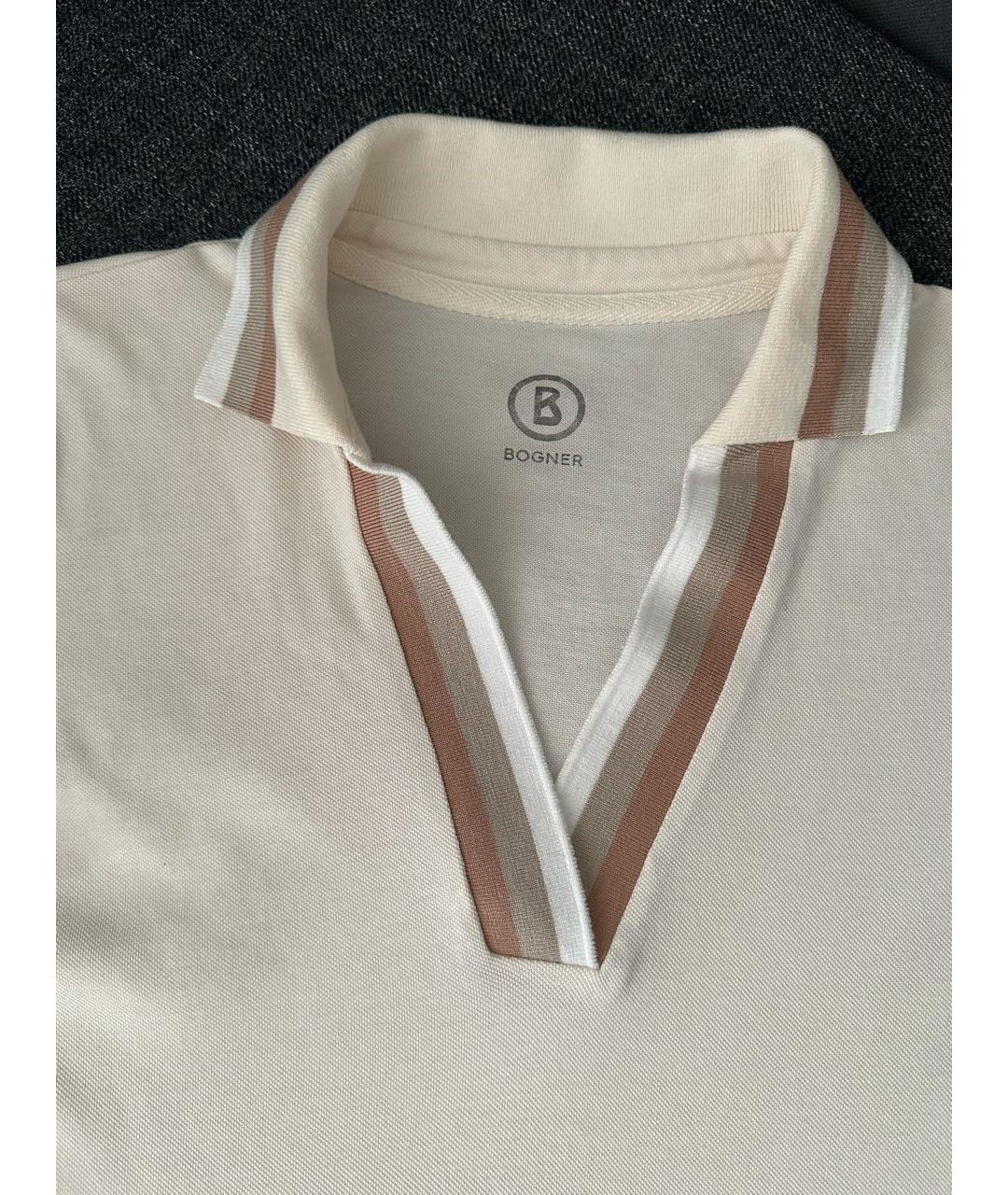 BOGNER Бежевая футболка, фото 2