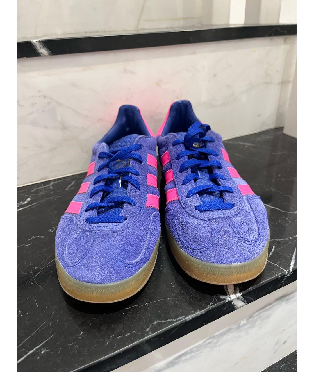 ADIDAS Фиолетовые замшевые кеды, фото 2