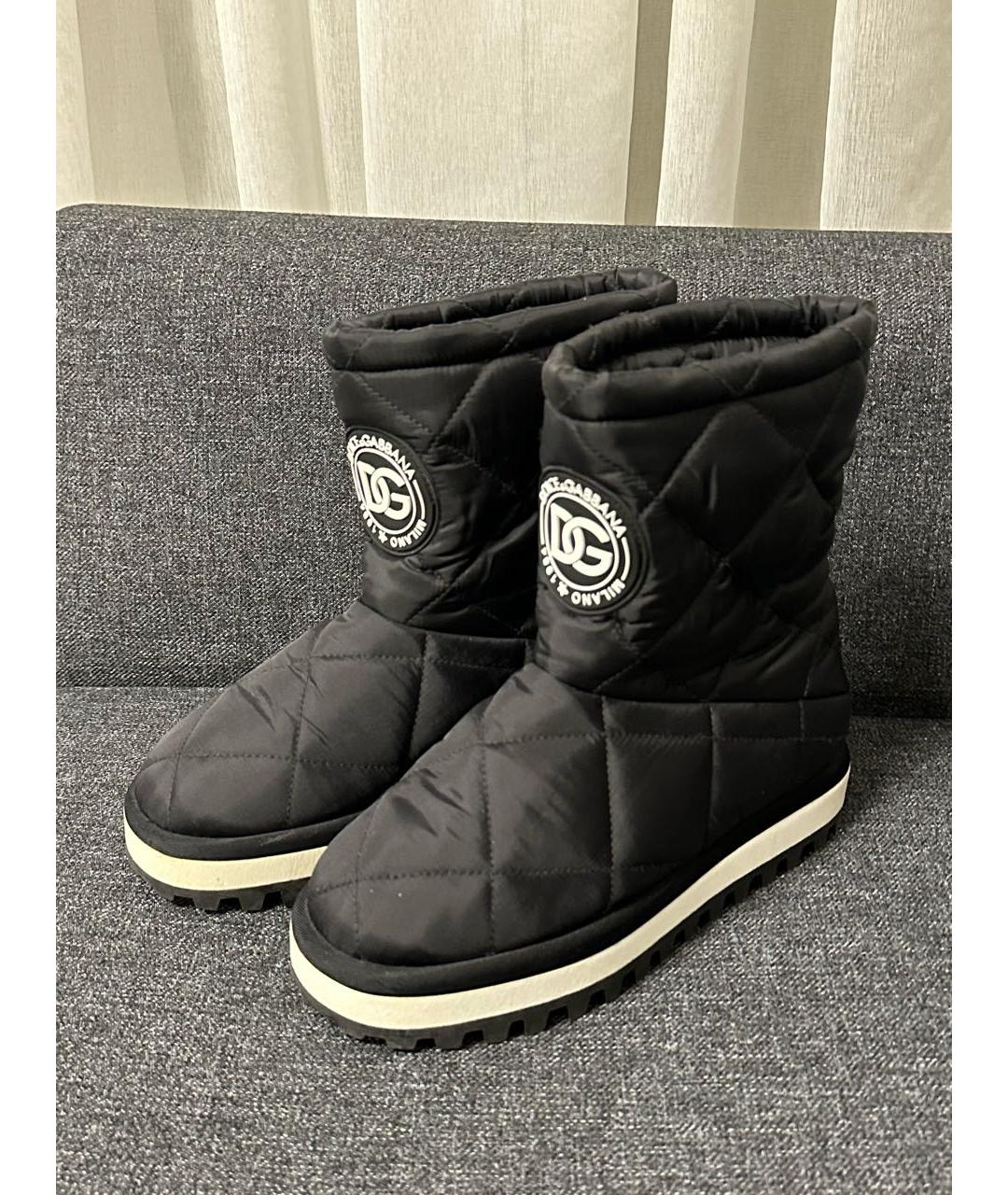 DOLCE&GABBANA Черные ботинки, фото 2