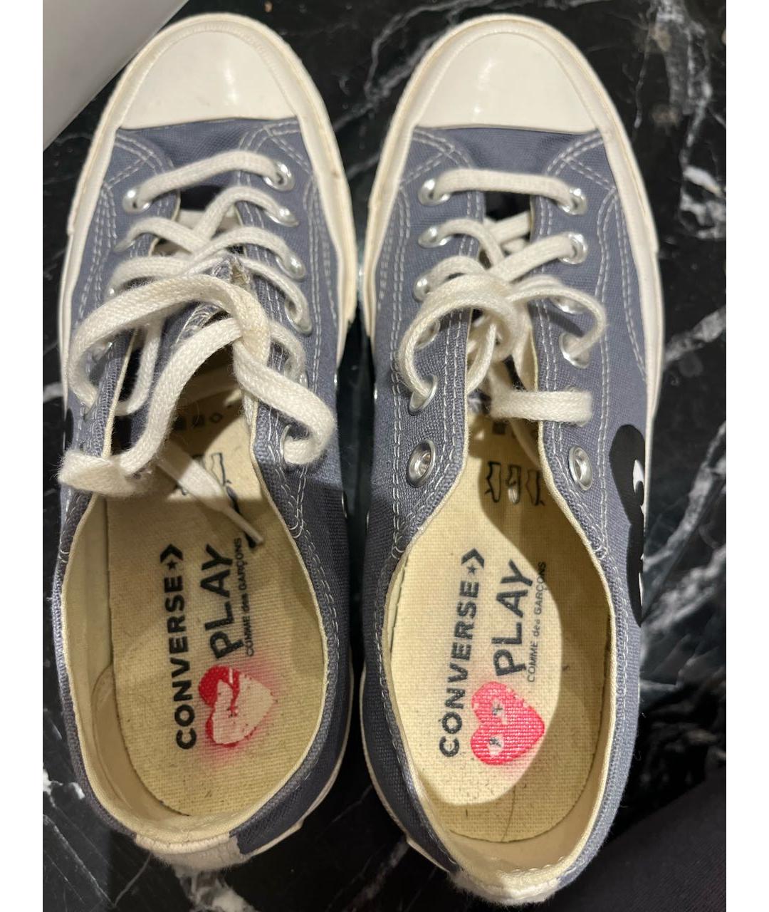 CONVERSE Серые текстильные кеды, фото 5