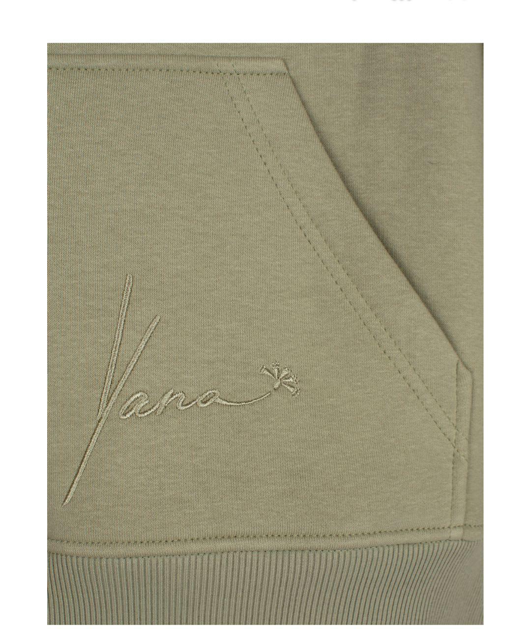 YANA RASKOVALOVA Хаки хлопковый костюм с брюками, фото 2