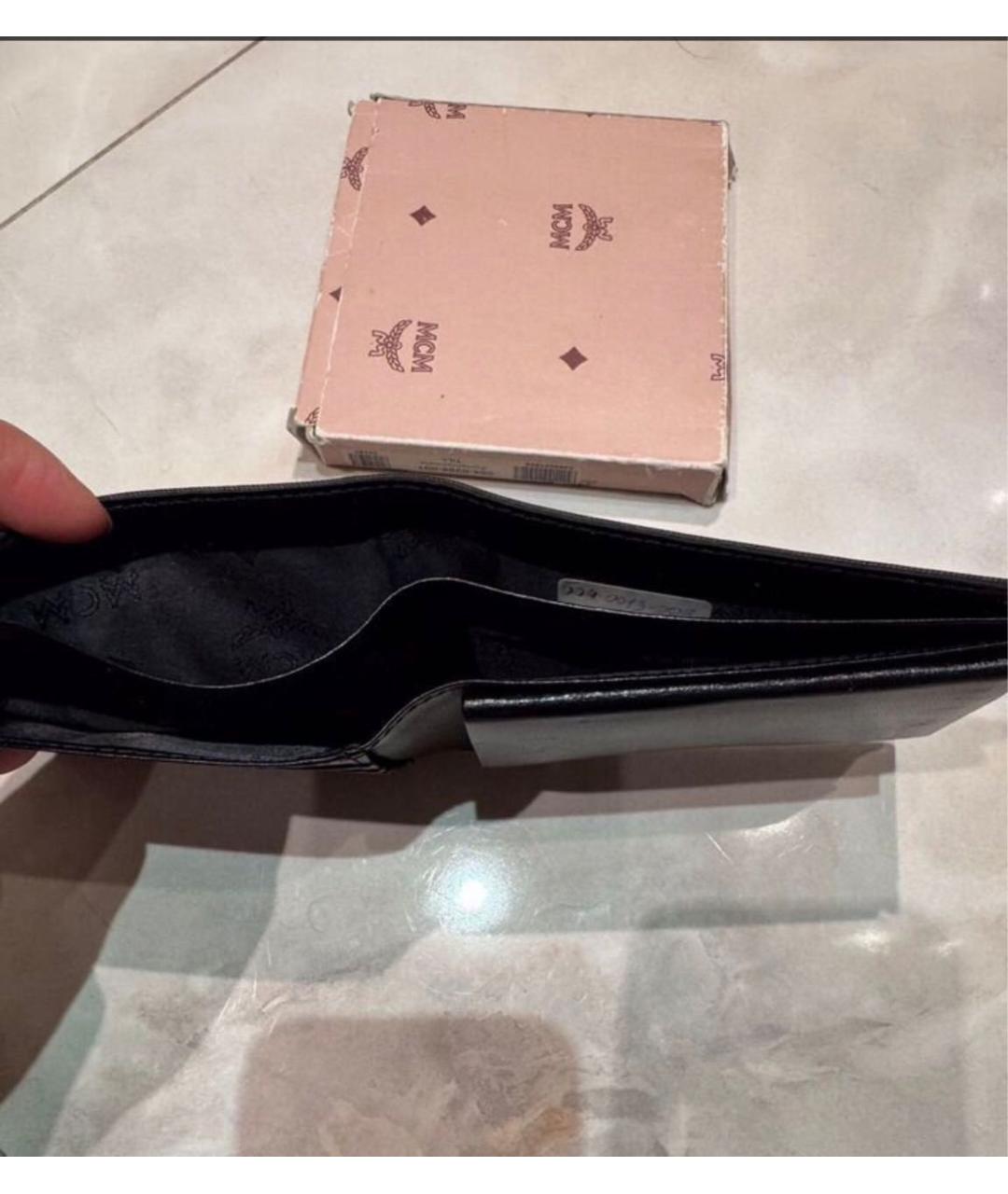 MCM Черный кошелек, фото 5