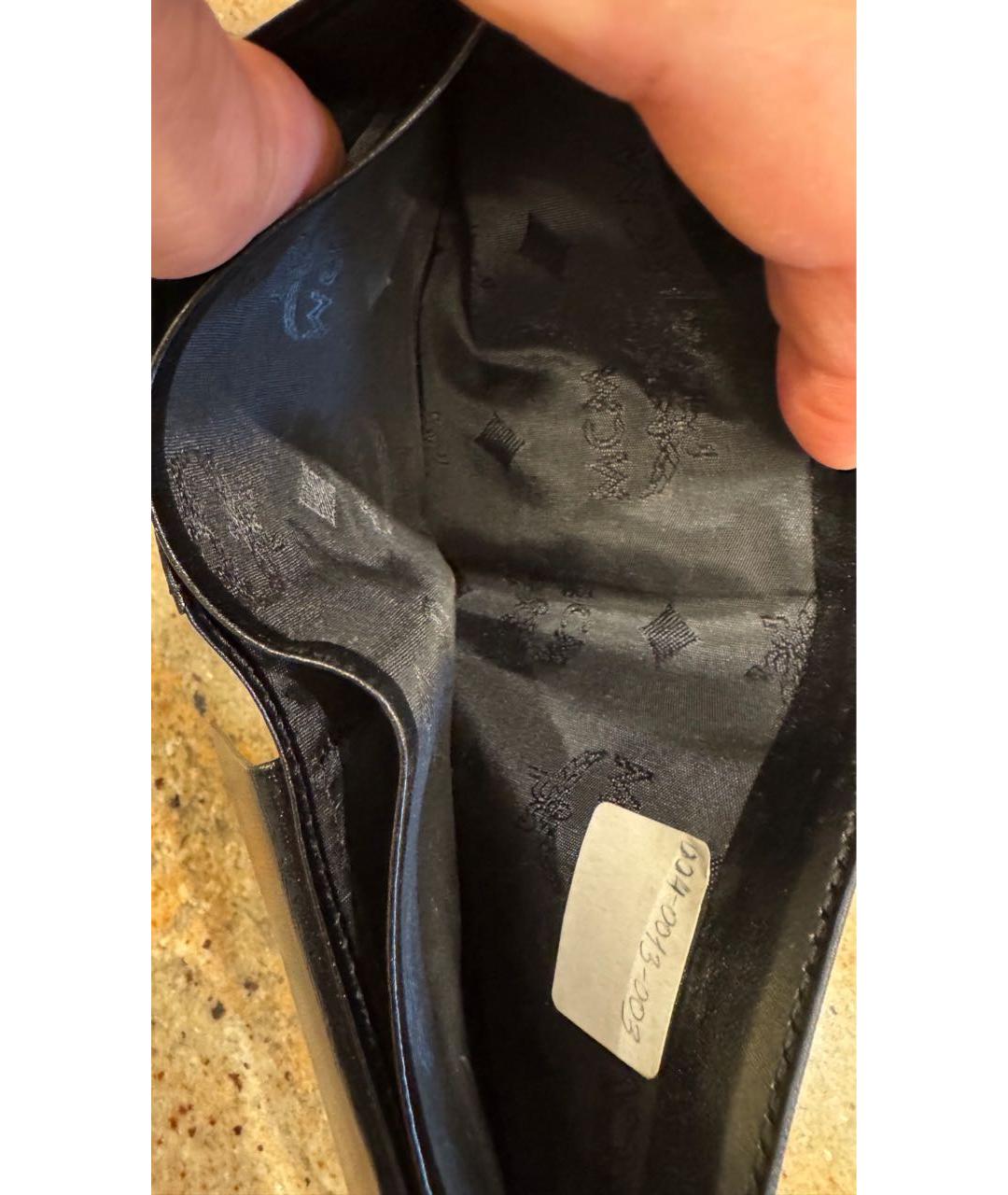 MCM Черный кошелек, фото 3