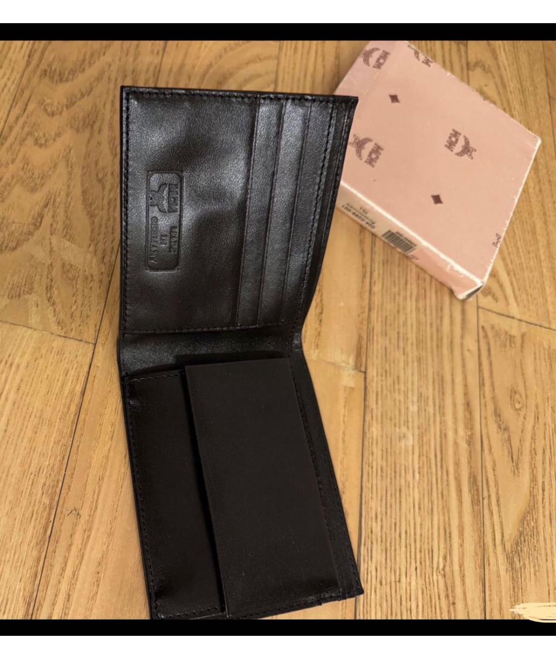 MCM Черный кошелек, фото 8