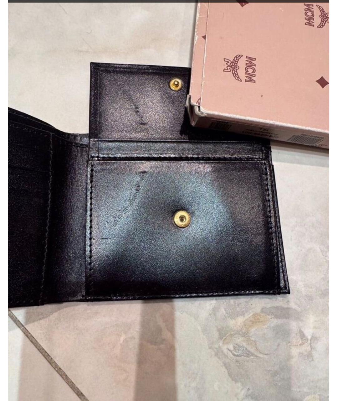 MCM Черный кошелек, фото 7