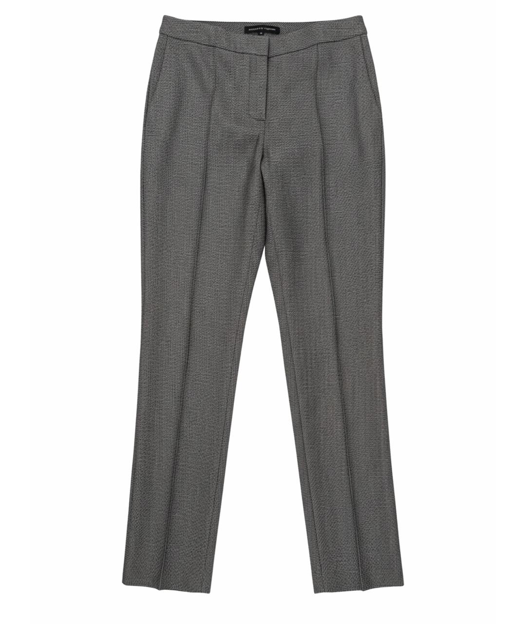 ALEXANDER TEREKHOV Антрацитовые прямые брюки, фото 1