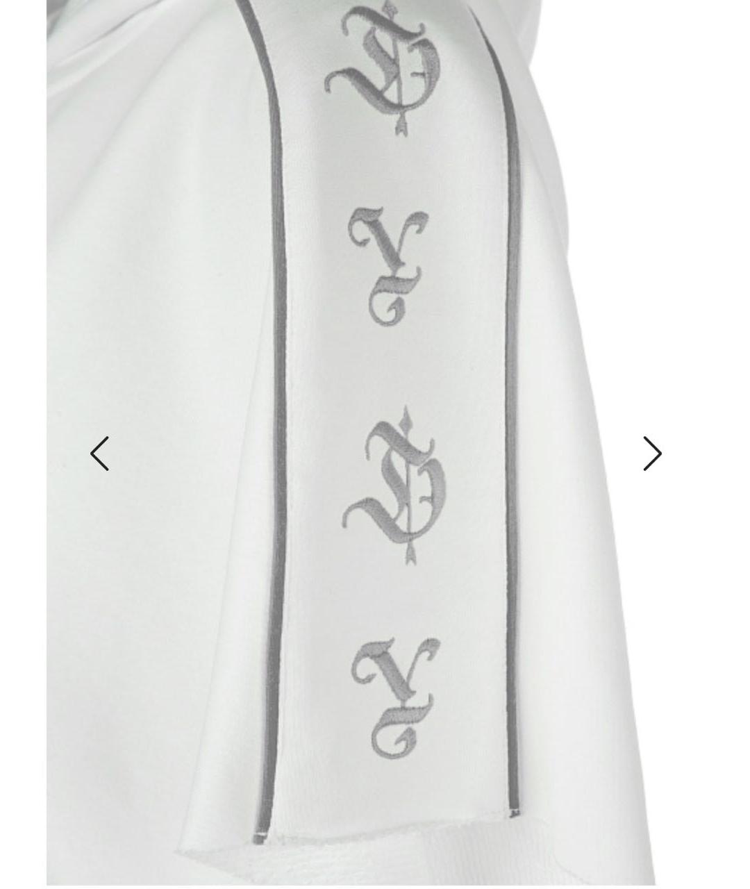 YANA RASKOVALOVA Белый хлопковый костюм с брюками, фото 3