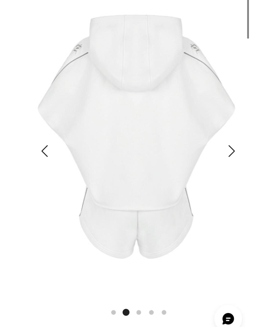 YANA RASKOVALOVA Белый хлопковый костюм с брюками, фото 2