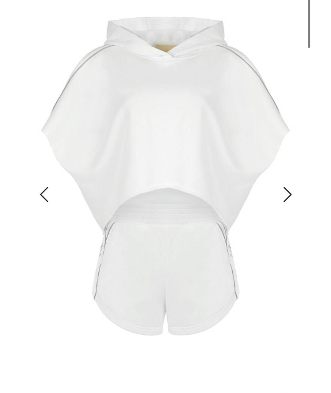 YANA RASKOVALOVA Белый хлопковый костюм с брюками, фото 4