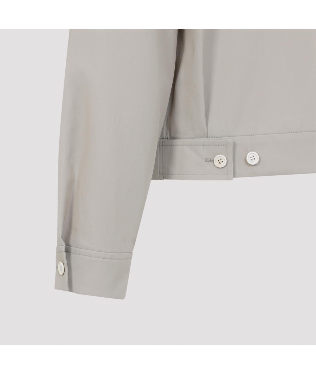 PRADA Бежевая хлопковая куртка, фото 5