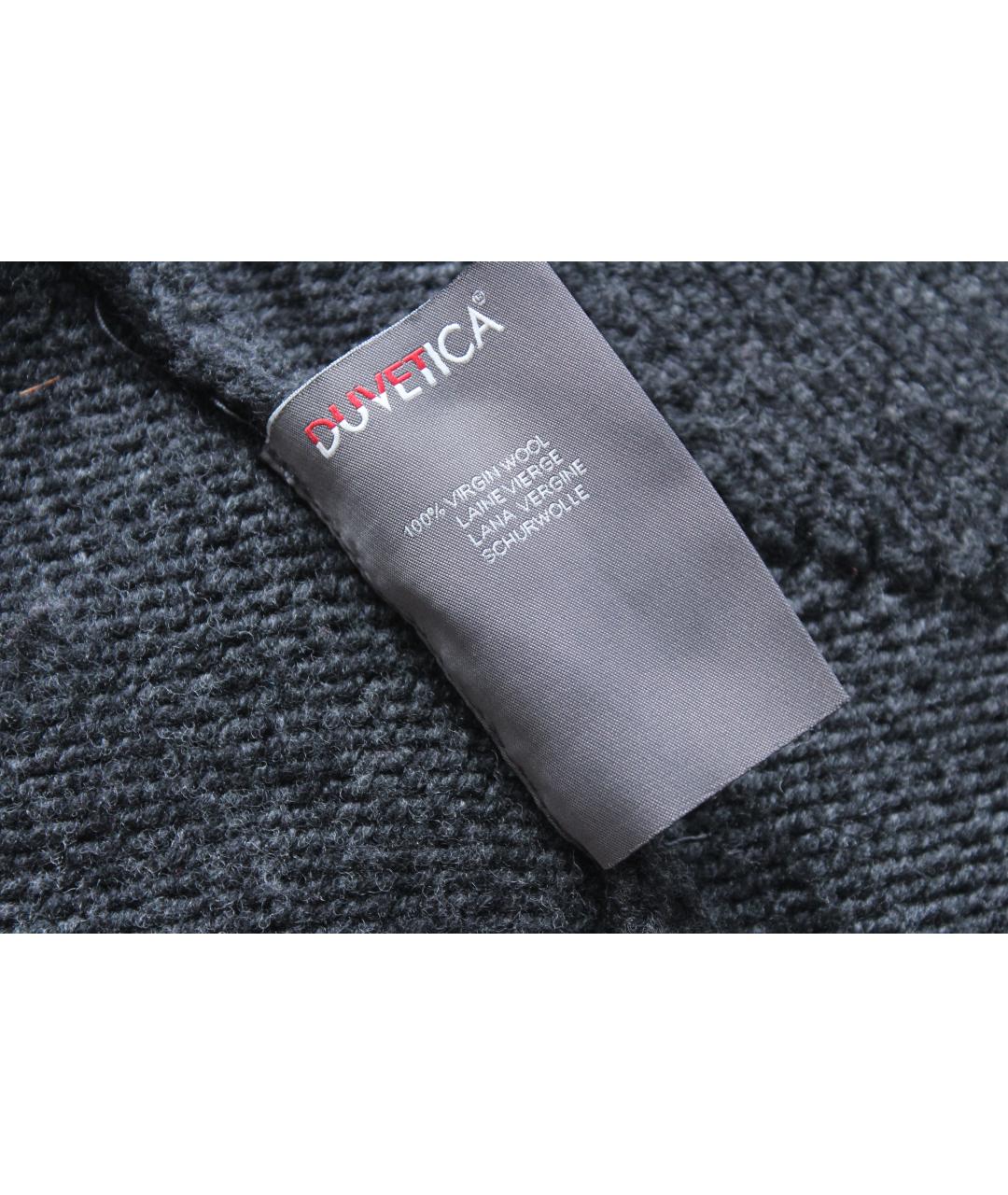 DUVETICA Серое шерстяное пальто, фото 7