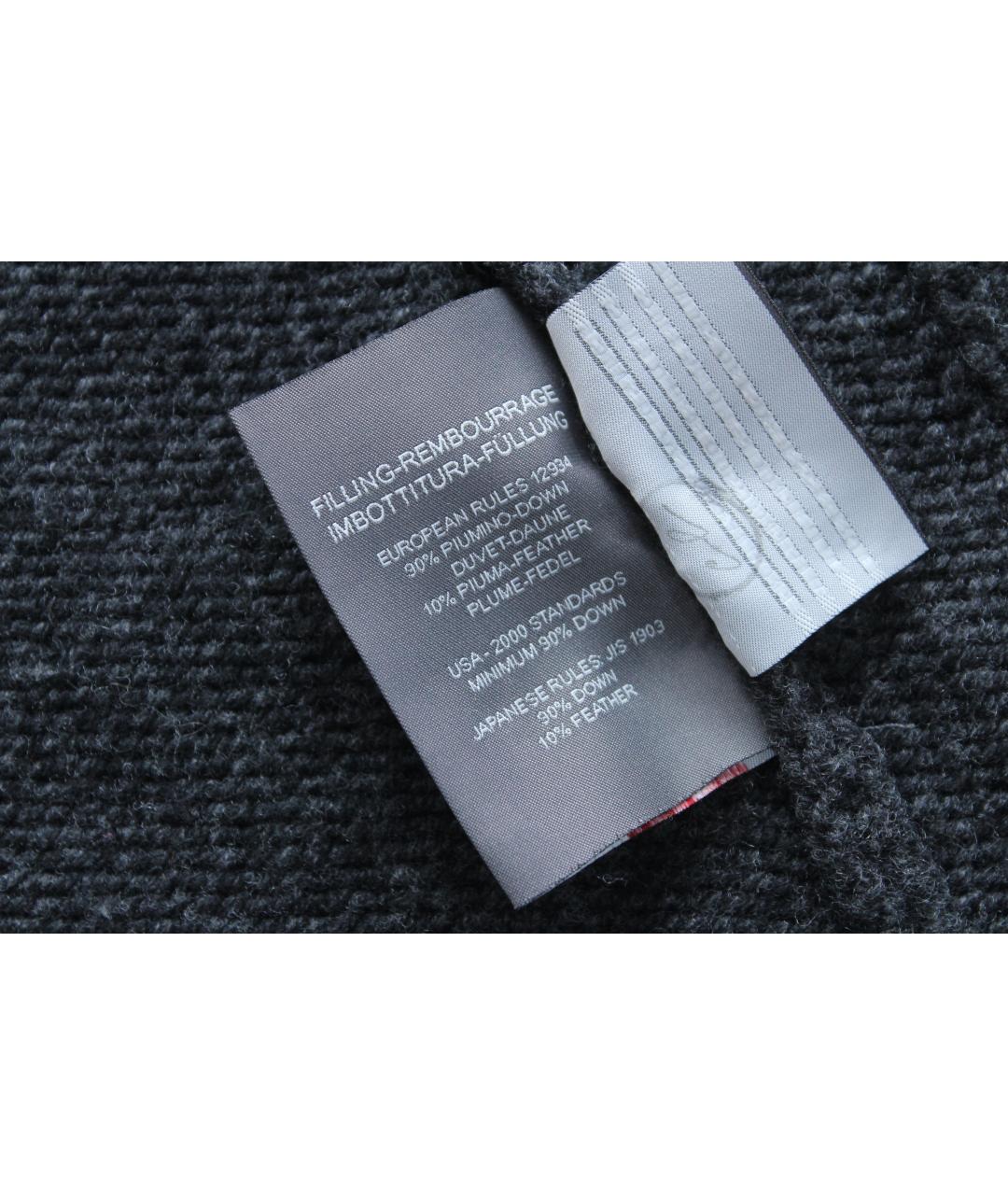 DUVETICA Серое шерстяное пальто, фото 8