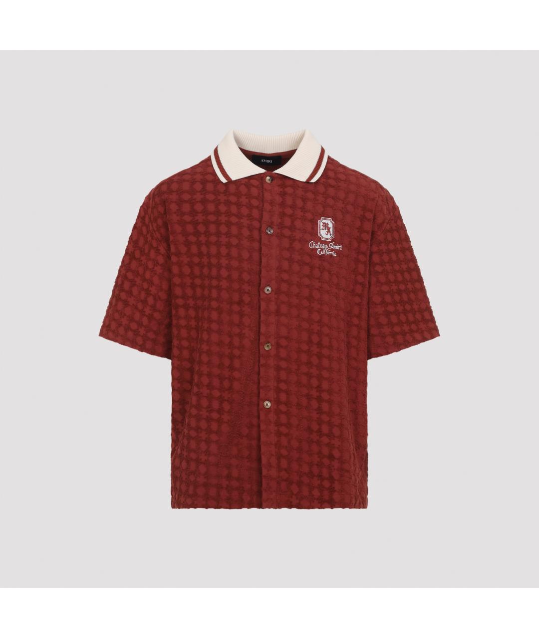 AMIRI Красная хлопковая кэжуал рубашка, фото 2