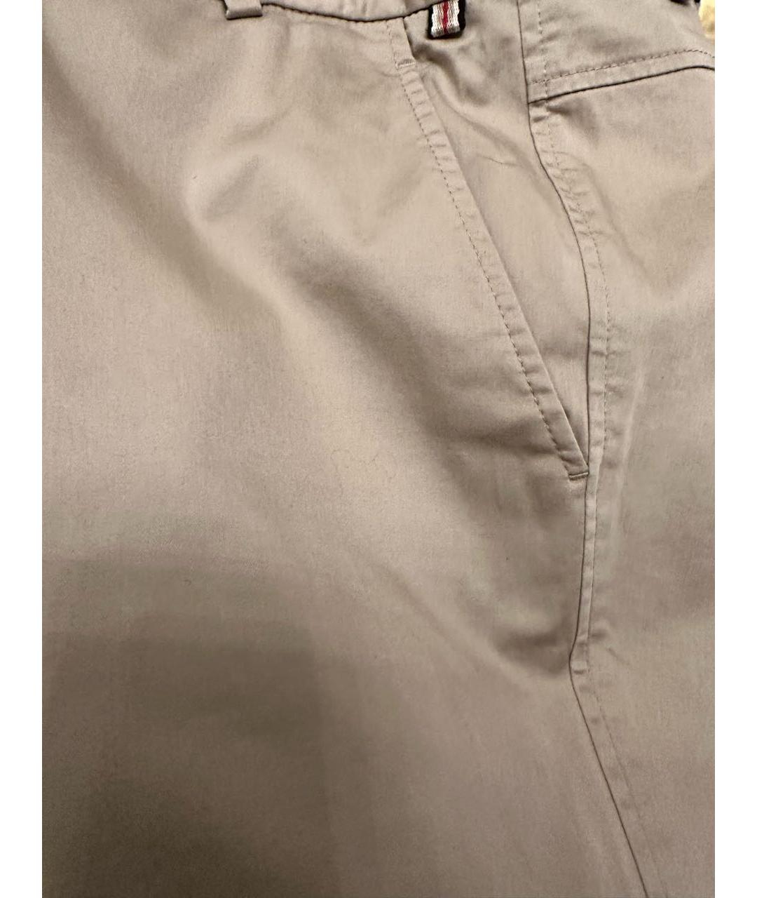 BURBERRY Бежевые хлопковые шорты, фото 2