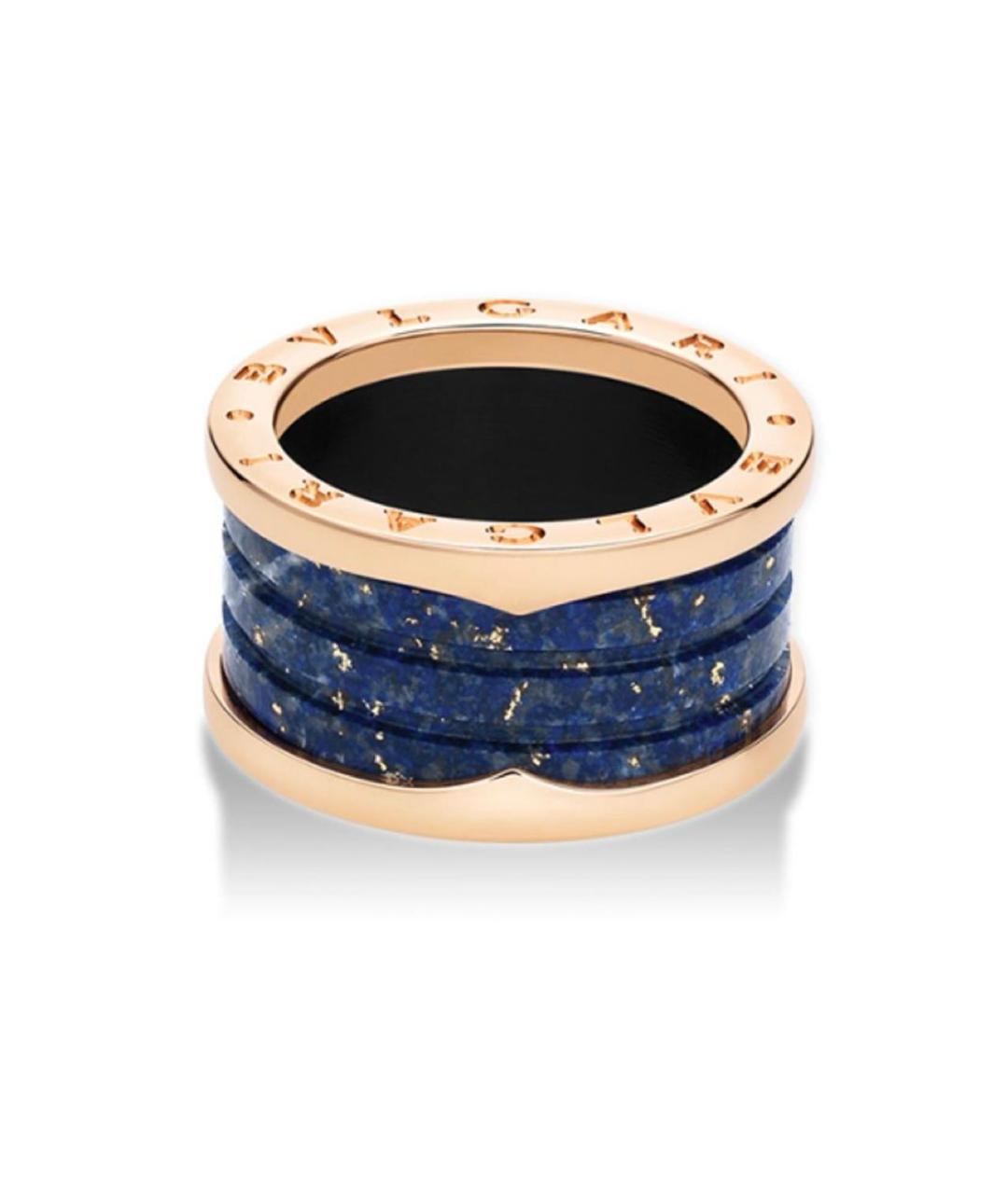 BVLGARI Синее кольцо из розового золота, фото 9