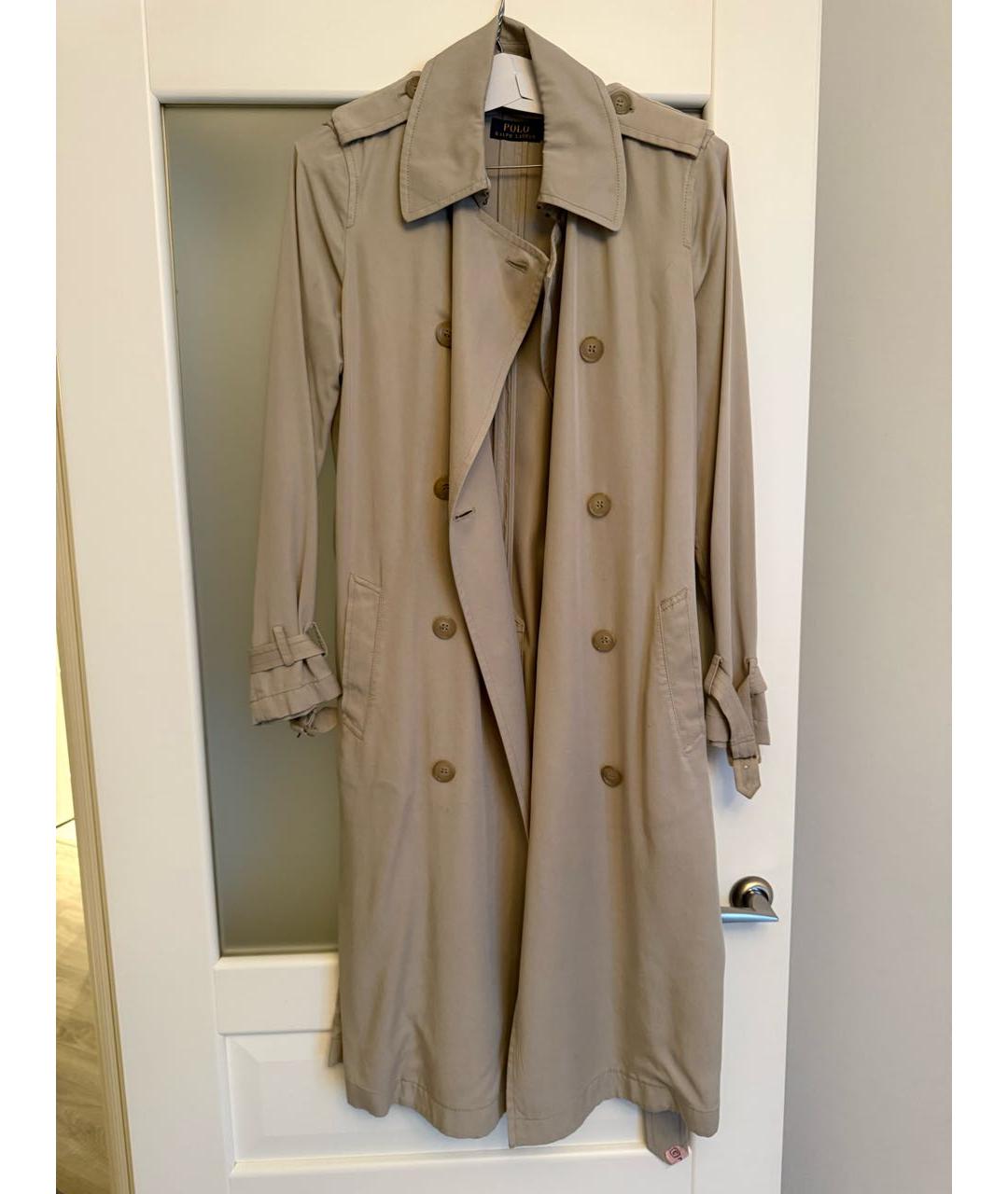 RALPH LAUREN Бежевый тренч/плащ, фото 2