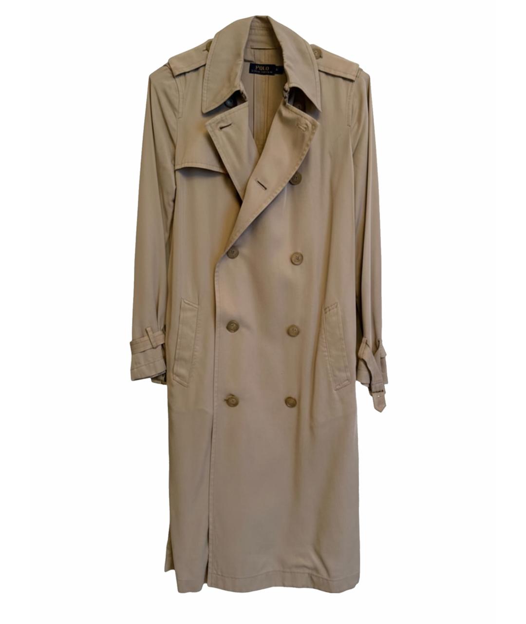 RALPH LAUREN Бежевый тренч/плащ, фото 8