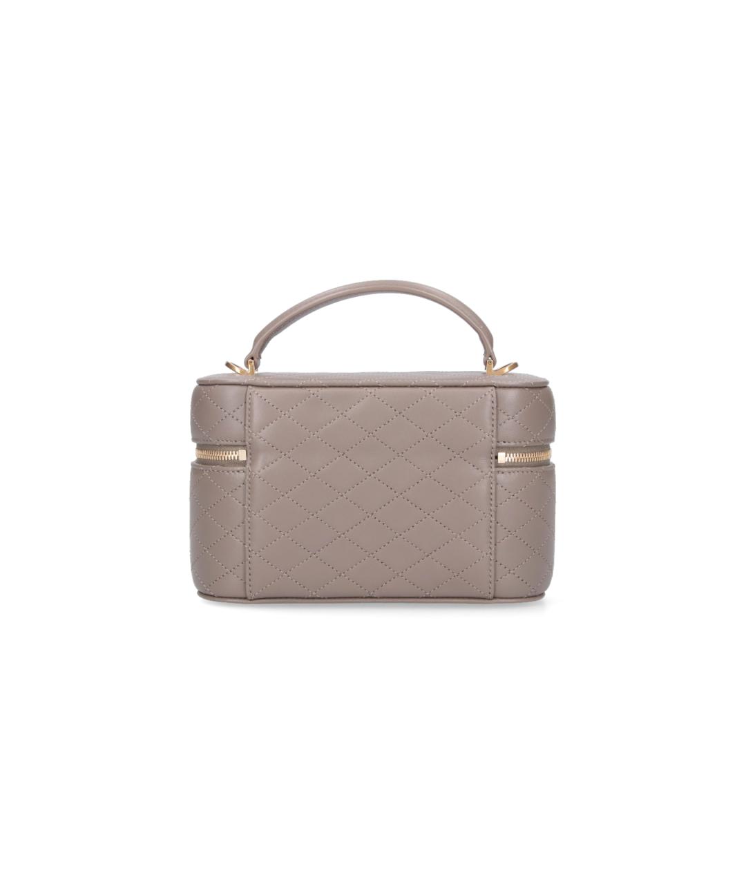 SAINT LAURENT Бежевая кожаная сумка через плечо, фото 3