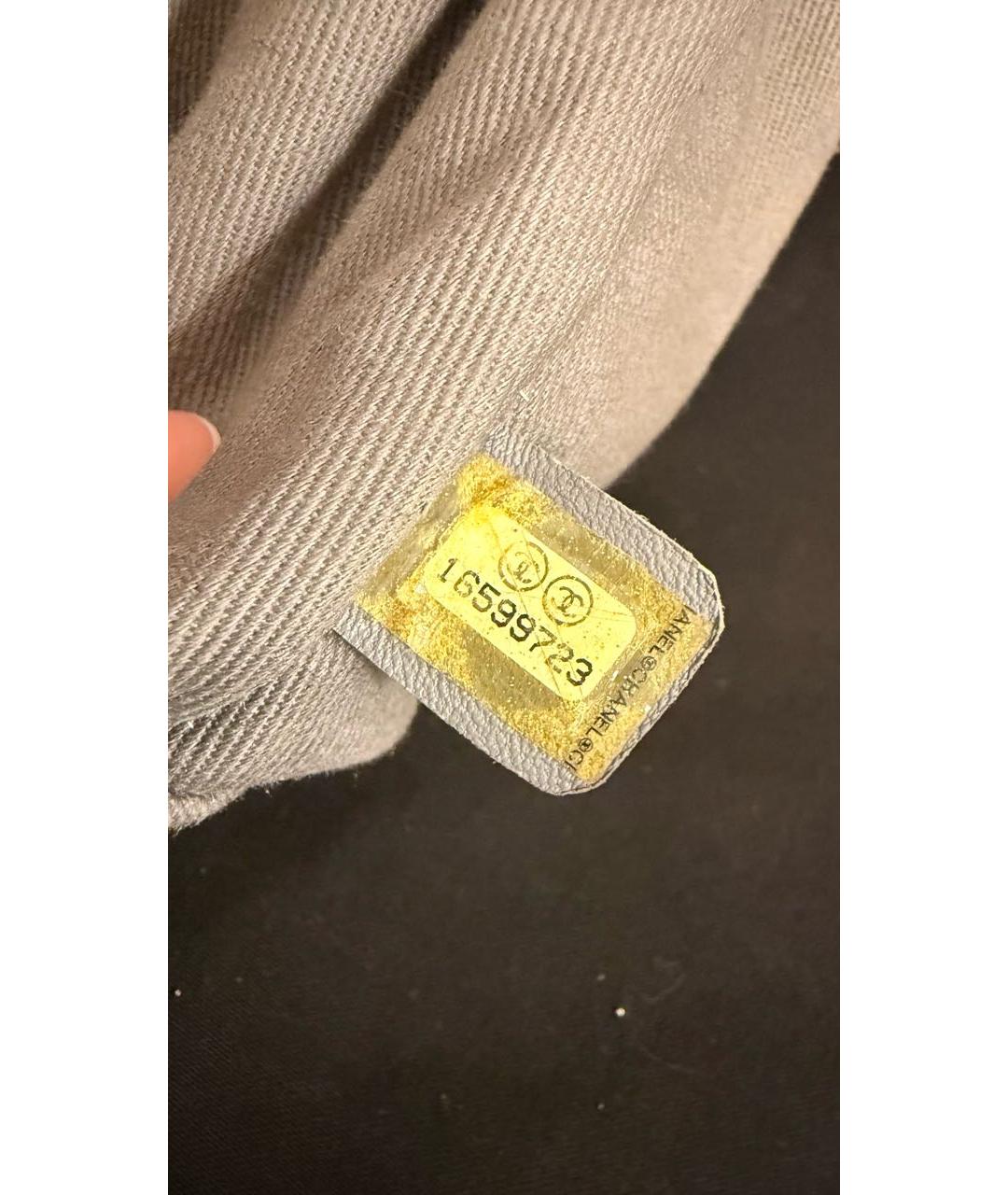 CHANEL Черная кожаная сумка тоут, фото 8