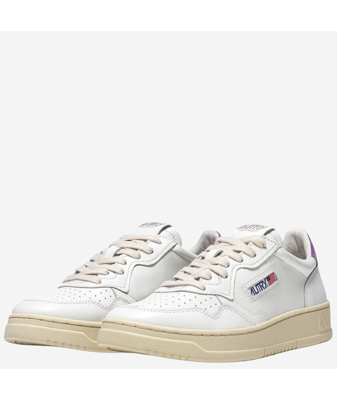 AUTRY Фиолетовые кожаные кроссовки, фото 2