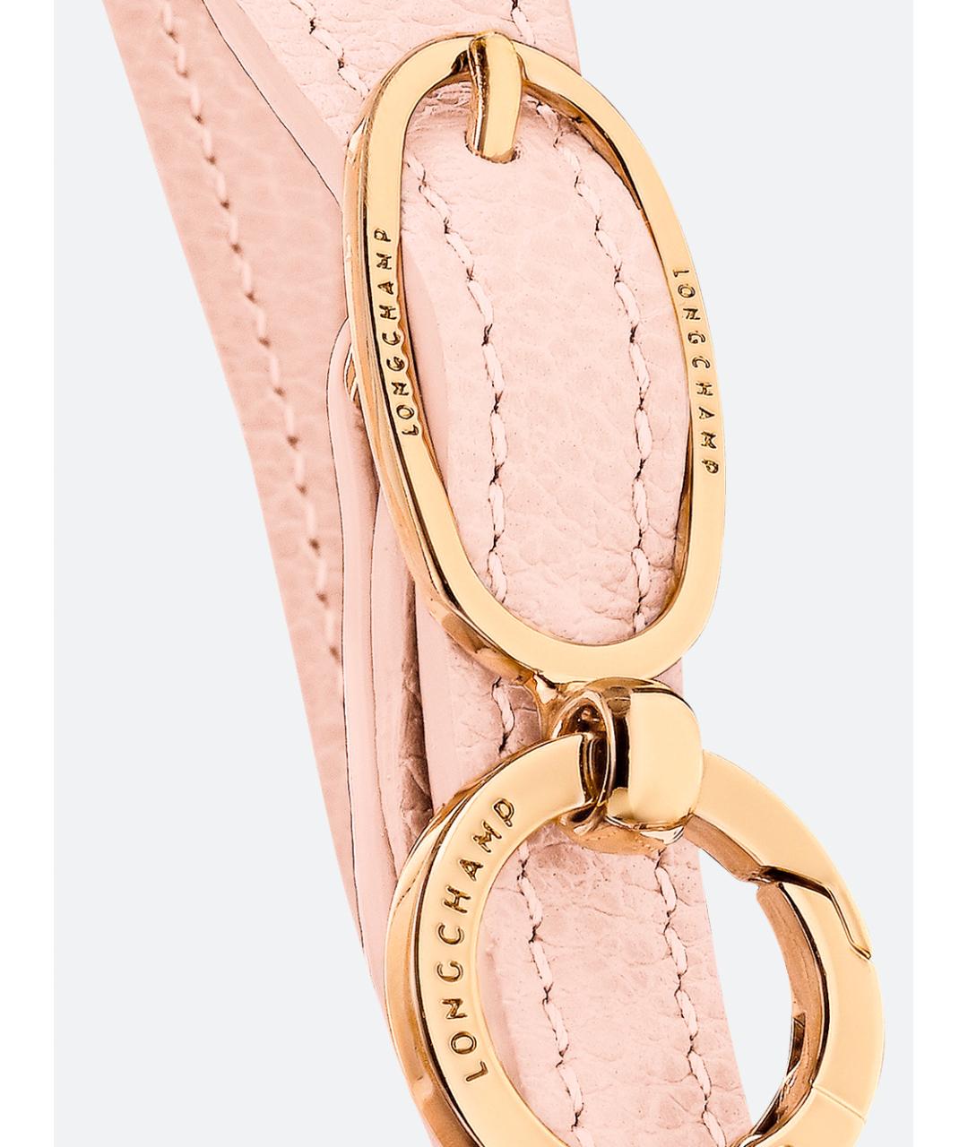 LONGCHAMP Розовая кожаная сумка с короткими ручками, фото 6