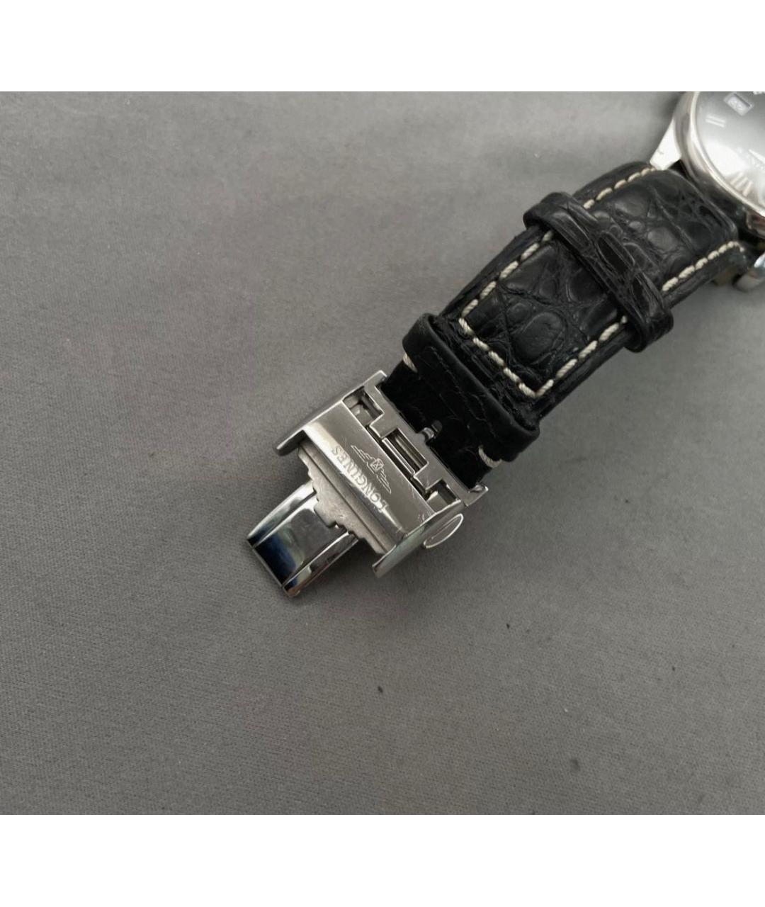 LONGINES Черные часы, фото 6