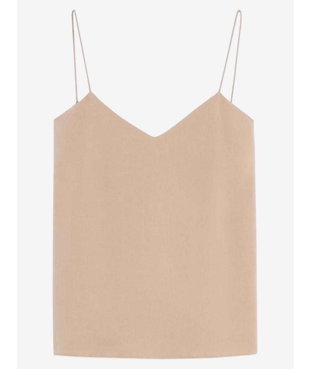 MAX MARA Бежевая майка, фото 4