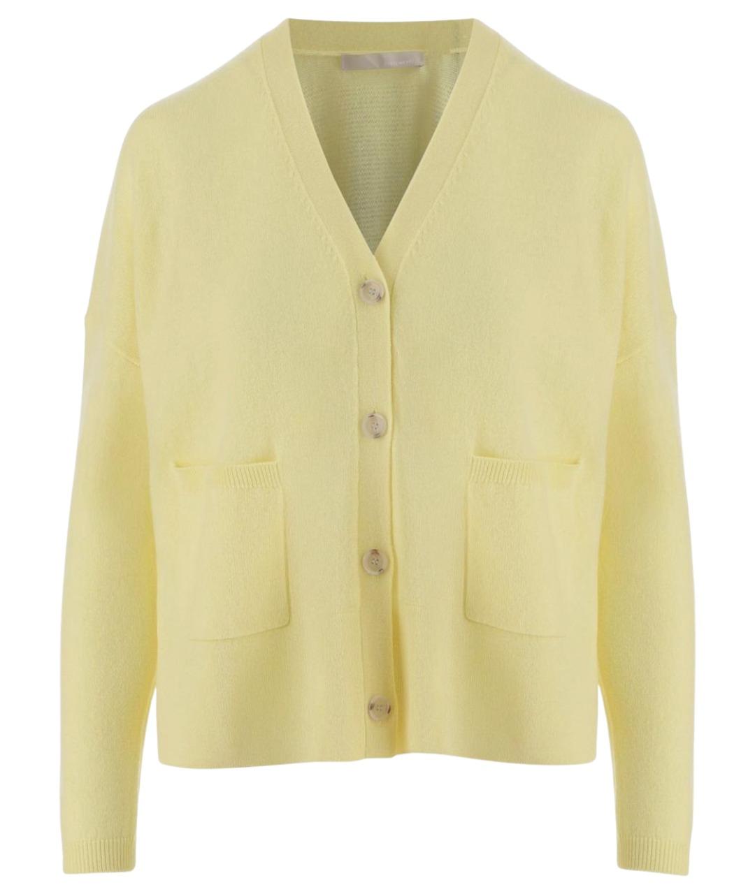 ALLUDE Желтый шерстяной кардиган, фото 1