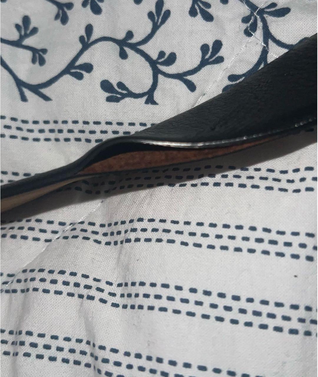 FERRAGAMO Черный кожаный ремень, фото 5